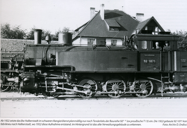 Dampflokomotiven des Bw Halberstadt