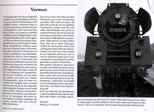 Dampflokomotiven des Bw Saalfeld Edition Bahn-Bilder, Band 5
