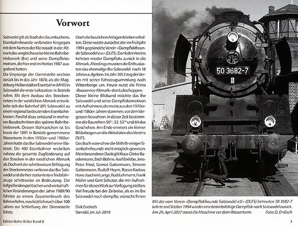 Dampflokomotiven des Bw Salzwedel  Edition Bahn-Bilder,  Band 8