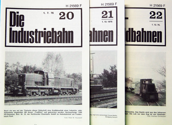 »Die Industriebahn«  Band  20  Werks- und Feldbahnen Band 21 u. 22